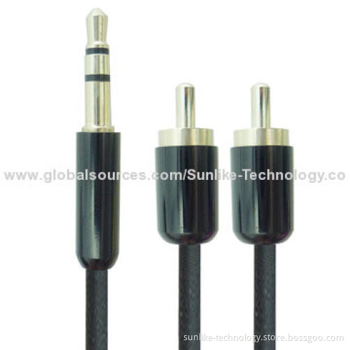 3.5mm Jack Audio Cable with Aluminum Shell, Ultra-soft Wire